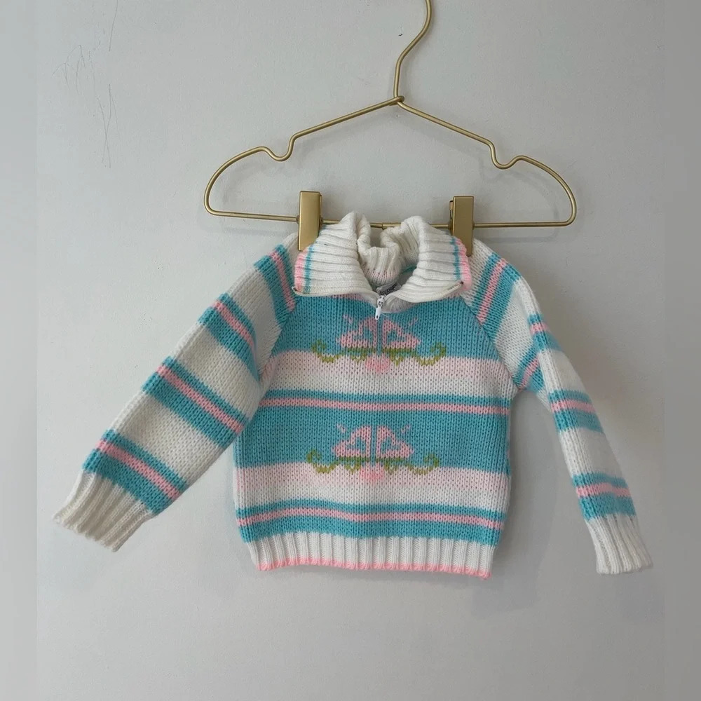 2-PIECE Baby Sweater Set with hat A Little Angel Original